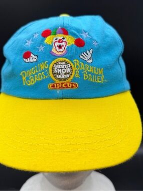 Vintage Kids Hat Ringling Bros Barnum Bailey Greatest Show On Earth Circus ‘97